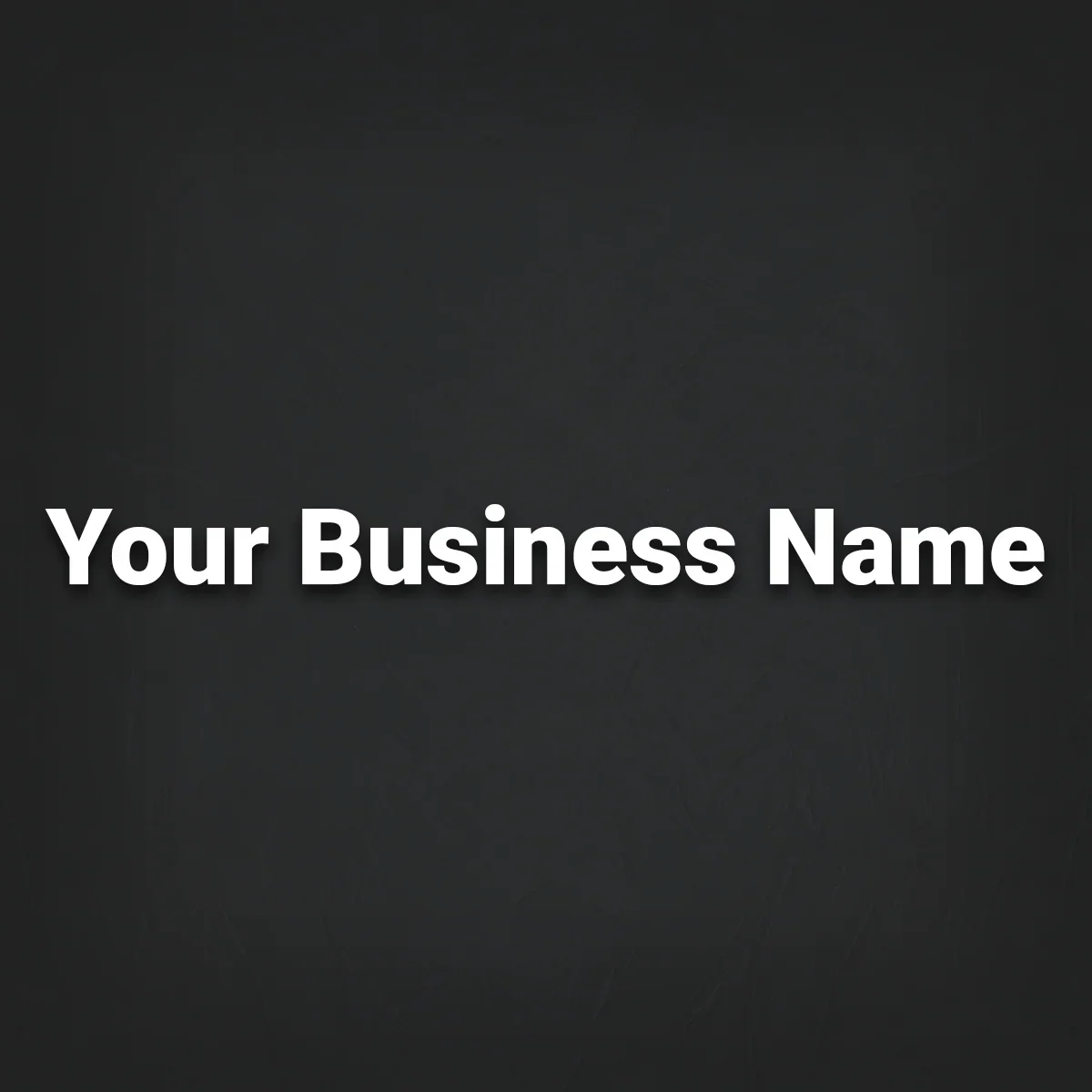 Personalised Business Name Banner Decal