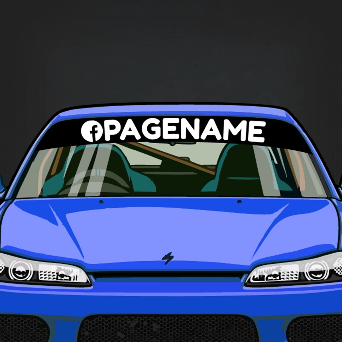 Large Customisable Facebook Banner Decal