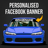 Large Customisable Facebook Banner Decal