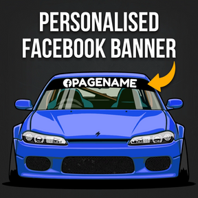 Large Customisable Facebook Banner Decal