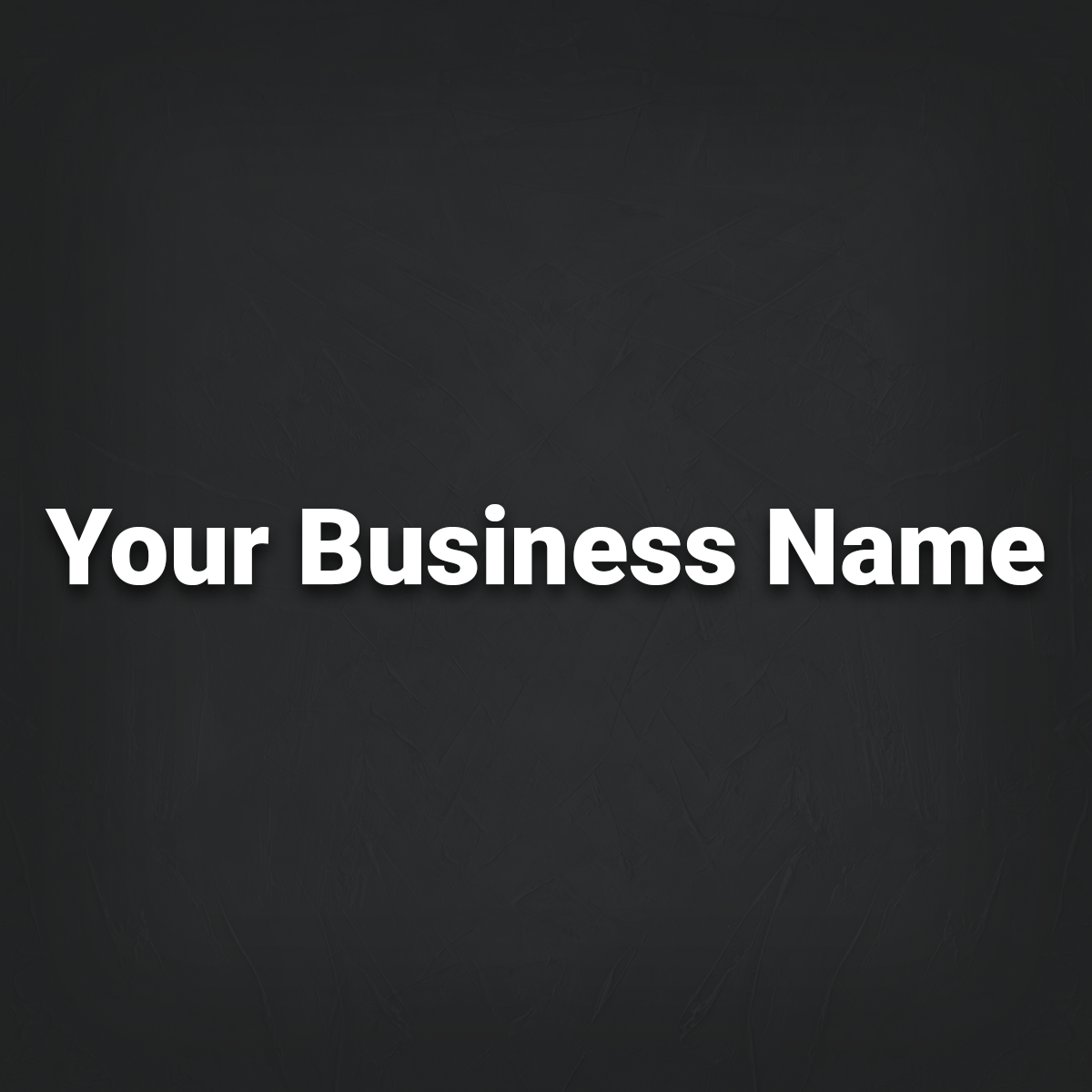 Personalised Business Name Banner Decal