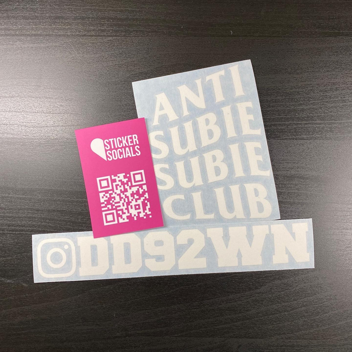 Anti Subie Subie Club Decal Sticker