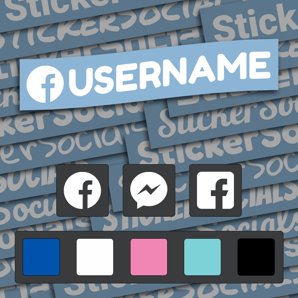 Personalised Facebook Decal Sticker