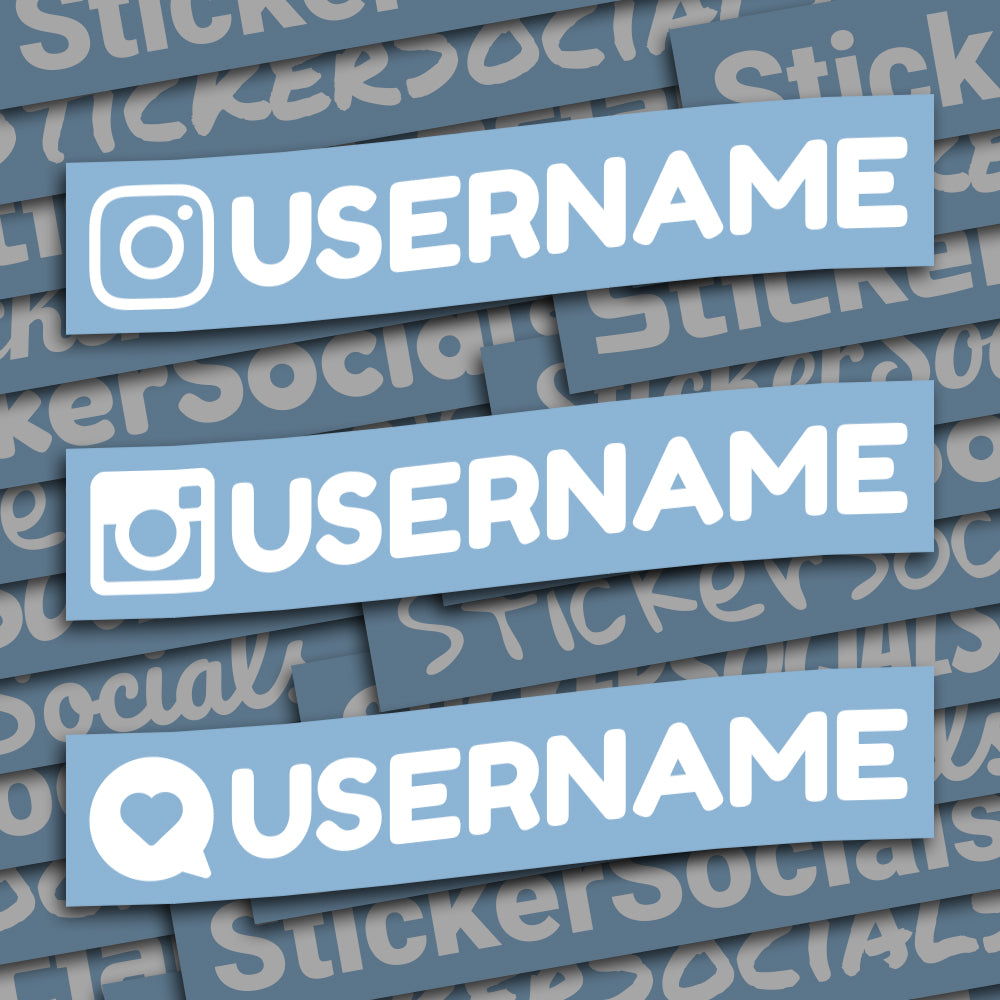 Personalised Instagram Decal Sticker