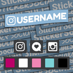 Personalised Instagram Decal Sticker