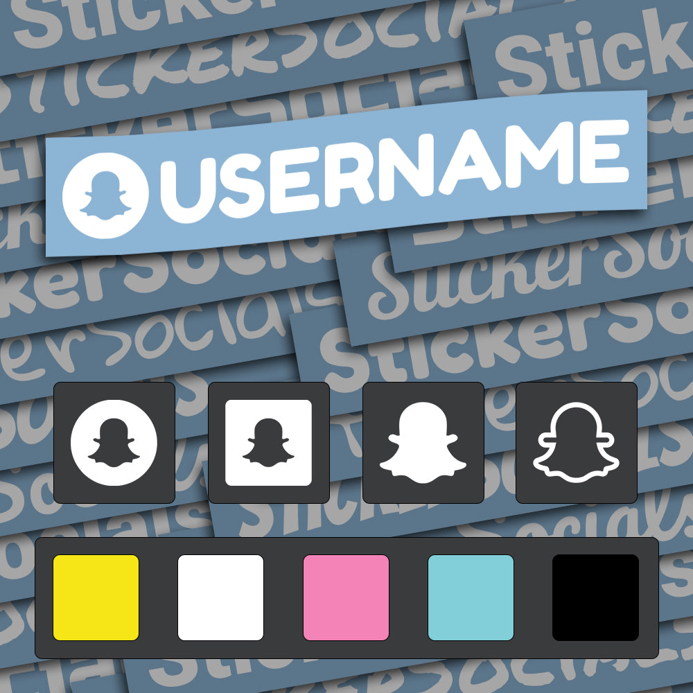 Personalised Snapchat Decal Sticker
