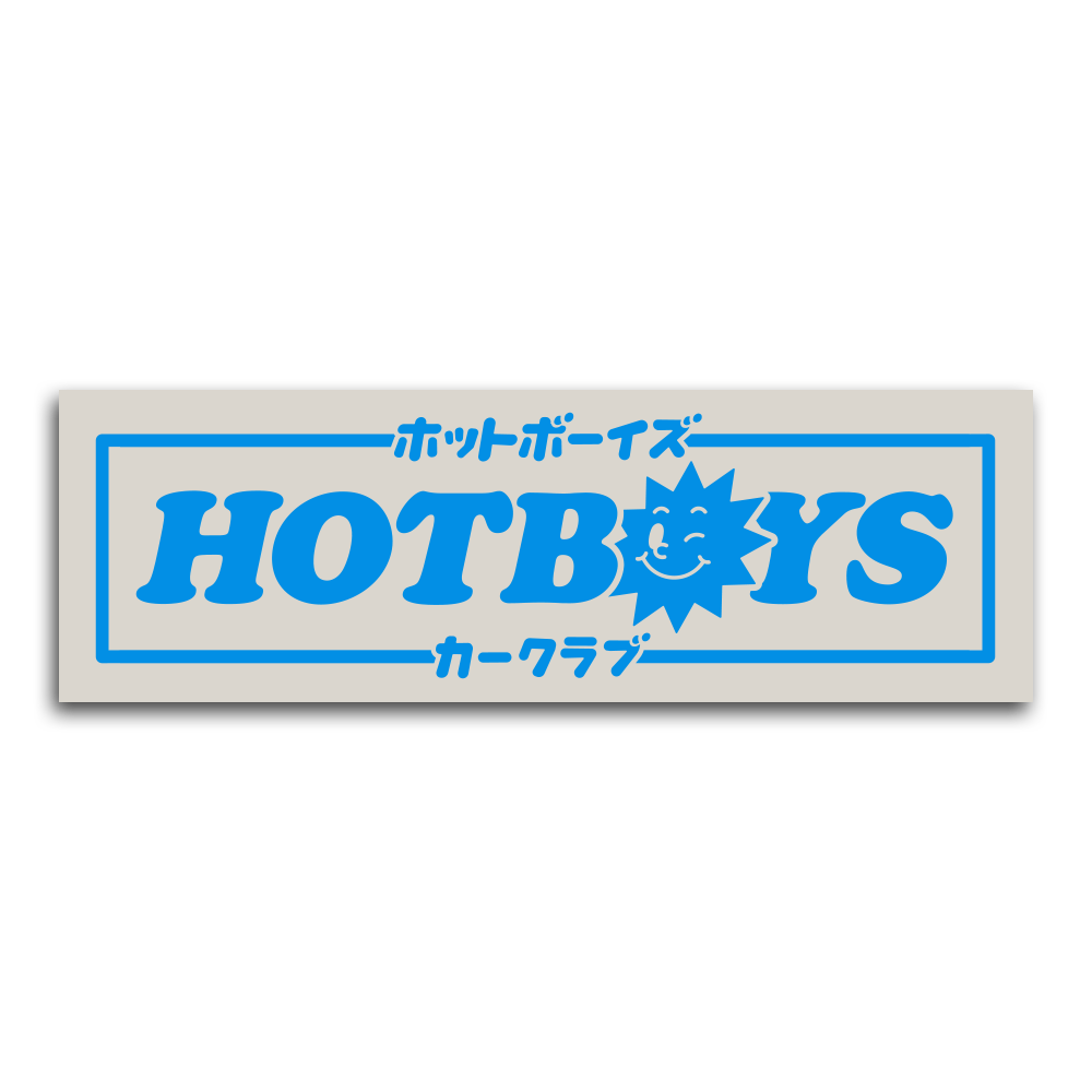 Hotboys Car Club Decal Sticker