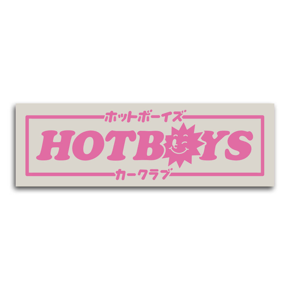 Hotboys Car Club Decal Sticker