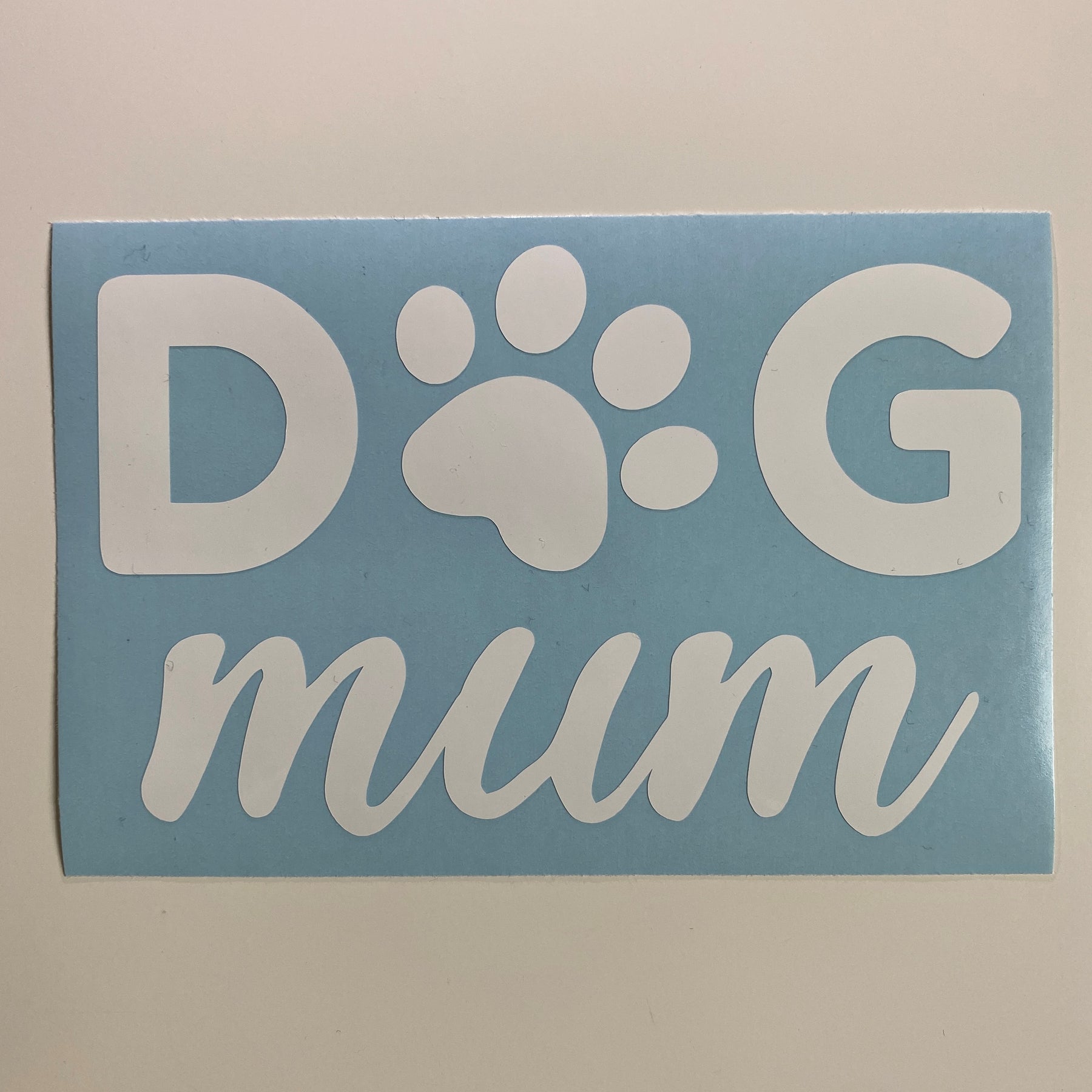 Dog Mum Decal Sticker