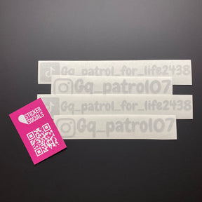 Personalised TikTok Decal Sticker