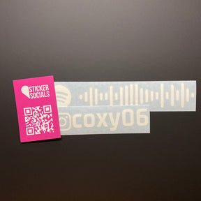 Custom Spotify Song Code Decal Sticker