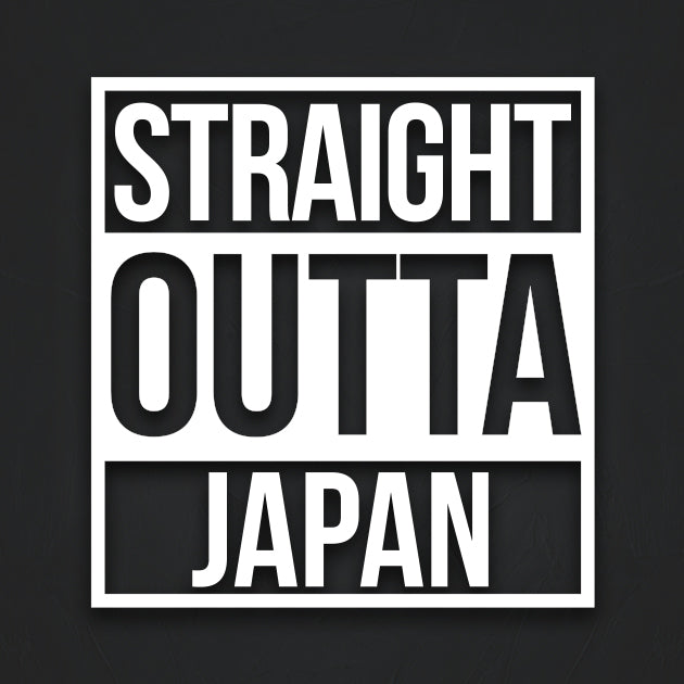 Straight Outta Japan Decal Sticker
