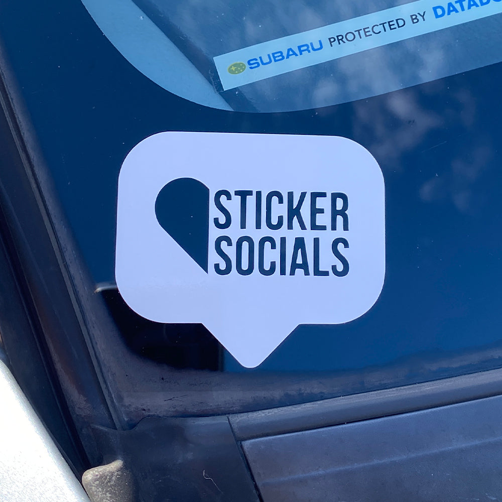 StickerSocials Bubble Decal Sticker