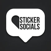 StickerSocials Bubble Decal Sticker